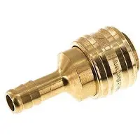 Tameson Laiton DN 7.2 (Euro) Raccord d'air Douille 9 mm Colonne de tuyau Double obturation