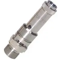 Tameson G 3/8'' laiton nickelé Vanne de sécurité préréglée 2.8 bar (40.61 psi) DN 8