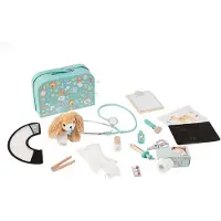 Eurekakids Professional Toy Case With 14 Accessories-veterinarian Vert Enfants