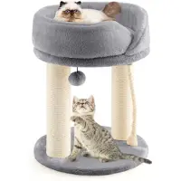 Coast Arbre à chat Cat Tree griffoir pour chat avec chaise douce tour sistal pour chat gris