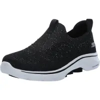 SKECHERS Femme Go Walk 7 Bling Basket, Noir, 39 EU