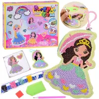 Jokomisiada glue-on diamant creative set avec une princesse ZA4664