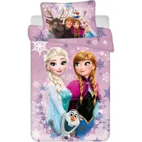 Jerry Fabrics Disney Frozen 2 Anna Elsa Olaf linge de lit bébé 100 x 135 cm