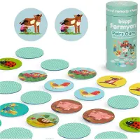 Boppi Bauernhof-Memo-Puzzle
