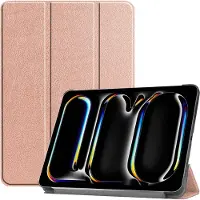 IMoshion Coque tablette Trifold pour Apple iPad Pro 13 (2025) M5 / (2024) M4 - Rose Doré