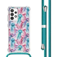IMoshion Coque Design avec cordon pour Samsung Galaxy A53 - Jellyfish Watercolor