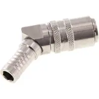 Tameson Acier inoxydable DN 9 (Micro) Manchon d'accouplement d'air douille 13 mm Pilier de tuyau