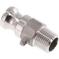 Tameson Accouplement Camlock DN 15 (1/2'') en acier inoxydable R 1/2'' à filetage mâle Type B MIL-C-27487