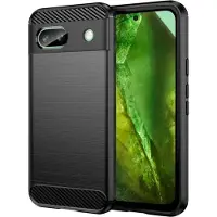 Screen Guard Professional Carbon Brushed Soft TPU (Google Pixel 8a), Coque pour téléphone portable, Noir