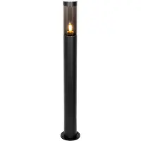 QAZQA Lampadaire d'extérieur moderne noir 110 cm IP44 - Rox