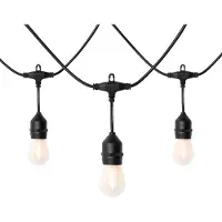 QAZQA Guirlande lumineuse LED 10 mètres 10 lumières brillantes IP44 - Chill