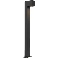 QAZQA Lampadaire d'extérieur industriel gris foncé 80 cm IP44 - Baleno