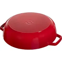 Staub Cocotte multifonction Chistera couvercle rouge cerise 28cm