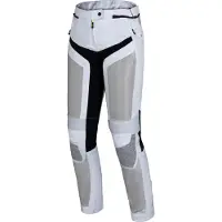 IXS Trigonis-Air Pantalon Moto Textile Femmes Grise Claire Noire Taille S