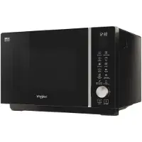 Whirlpool Micro-ondes combiné à surface plane MWF 259 SB 25 L 800 W Noir, Argent