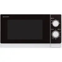 Sharp Four à micro-ondes à surface plane Home Appliances R-200INW 20 L 800 W Argent