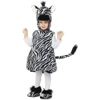 MOM Zebra Girl Costume Multicolore 3-4 Years Enfants