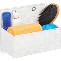 Relaxdays Corbeille rangement plastique (25 cm, 1x)