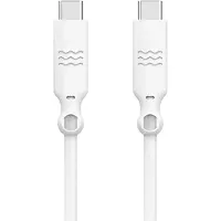 Just Green Câble Eco-conçu USB C / USB C 3A 1.2m PD 60W Blanc