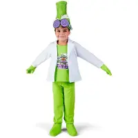 MOM Costume De Professeur K Avec Chapeau Lunettes T-shirt Veste Pantalon Couvre-bottes Et Gants