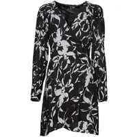 Vero Moda Robe courte VMPOLLIANA LS SHORT DRESS WVN femmes - Noir - EU XS