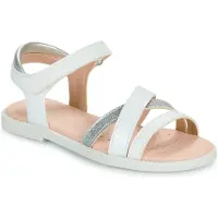 Geox J5235d00254 Karly Sandals Blanc EU 35 Fille