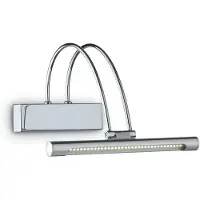 Ideal Lux Lampe à tableau LED IP21 chrome Lampe à tableau 26cm Lampe à miroir Lampes Luminaires Nouveau