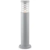 Ideal Lux Lampadaire d'extérieur moderne Aluminium Gris 1 Lumière E27 H60Cm
