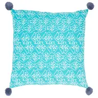 Jardin d'Ulysse Coussins CAP-OUEST - Bleu - 45x45 cm