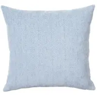 Broste Copenhagen Housses de coussins SIV - Bleu - 50x50 cm