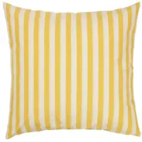 Broste Copenhagen Housses de coussins CLEO - Jaune - 60x60 cm