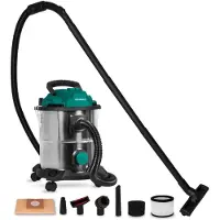 Vonroc Aspirateur à eau et poussière 1400W avec réservoir de 20L | Câble de 6 mètres