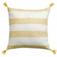 Vivaraise Housses de coussins DIANA - Jaune - 45x45 cm