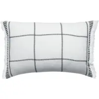 Vivaraise Housses de coussins ZEFF DIANA - Blanc - 40x65 cm