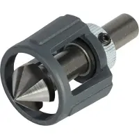 Wolfcraft Fraise à chanfreiner HSS avec butée de profondeur réglable