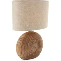 FISCHER&HONSEL GMBH Lampe de table Tobse de céramique et de tissu