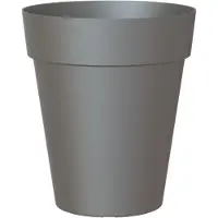 Artevasi Pot De Fleurs Capri Haut - 46 Cm - Gris Anthracite