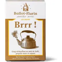 Ballot-Flurin Les Grogs Brrr! Grog Réchauffant au Miel de Forêt, Propolis Noire et Cajeput 125 g Crème
