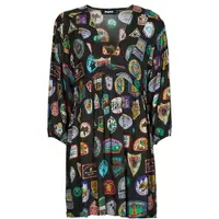 Desigual Robe courte STAMP femmes - Noir - EU M