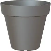 Artevasi Pot Capri 50cm Gris Anthracite Résistant, Design Et Polyvalent -