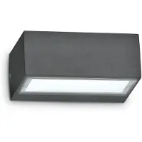 Ideal Lux Applique murale TWIN anthracite, 1 ampoule