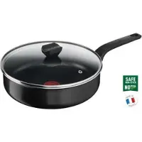 Tefal Lena Simply Clean, Poêle + casserole, Noir