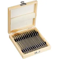 Rotec 900.1018 Schnellbohrer-Set 13-teilig im Holzkoffer (10, 12, 13, 14, 16, 18, 19, 20, 22, 24 et 25 mm, 6, 8)