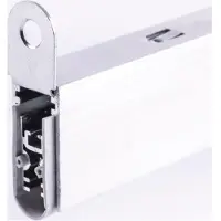 Ellen Joint de sol automatique EllenMatic Soundproof 1 pièce L.708mm L.15mm Alu.blk argent