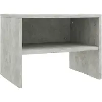 vidaXL Table de chevet Gris béton 40x30x30 cm Bois ingénierie