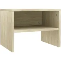vidaXL Table de chevet chêne sonoma 40x30x30 cm Bois d'ingénierie