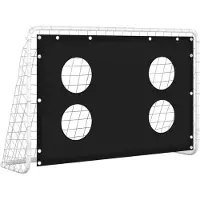 vidaXL But de football avec paroi de but acier 184x61x122 cm