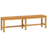 vidaXL Banc de jardin 150 cm en bois massif d'acacia