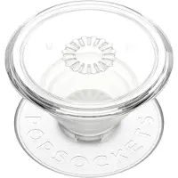PopSockets PopGrip Clear - Blanc - Pour Smartphones et tablettes - 3" et 10" diagonale d'écran