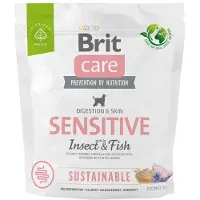 Brit CARE Dog Sustainable Sensitive fish insekt - poissons et insectes pour chiens adultes - 1 kg